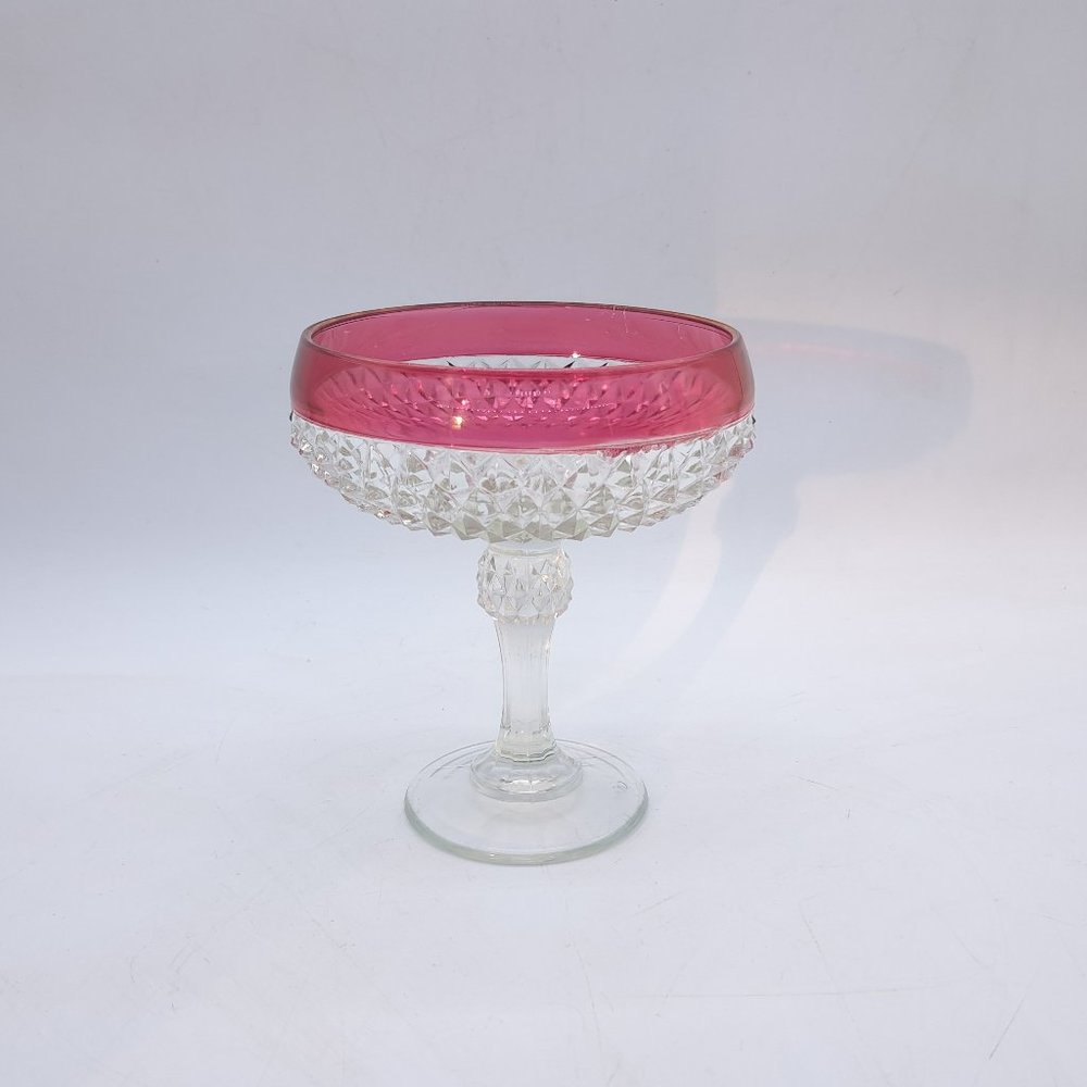 Indiana Glass Company Diamond Point Candy Bowl or Compote